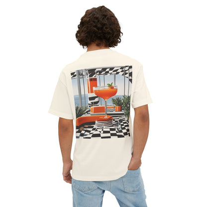 Aperol Capsule: Checkered Deco Spritz Oversized Tee