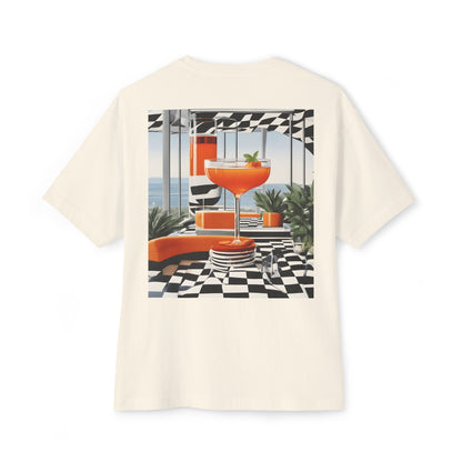 Aperol Capsule: Checkered Deco Spritz Oversized Tee