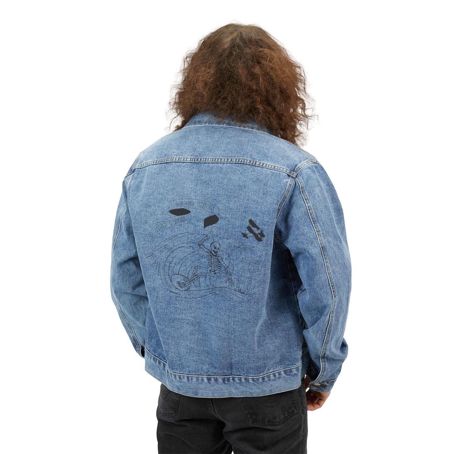 High Tides + Good Vibes Signature Surf Denim Jacket